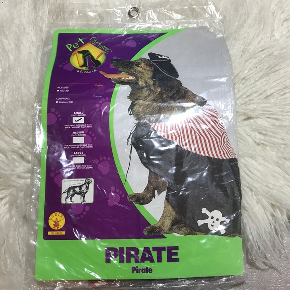 NWT Rubie's PIRATE dog costume small cape and hat - Picture 1 of 6
